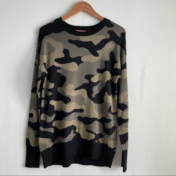 Isaac Mizrahi camouflage long sleeve sweater - Picture 10 of 10